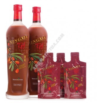 Сок ягод годжи (Ningxia Red Combo Pack 2x 750ml + 30x 60ml )-4710560